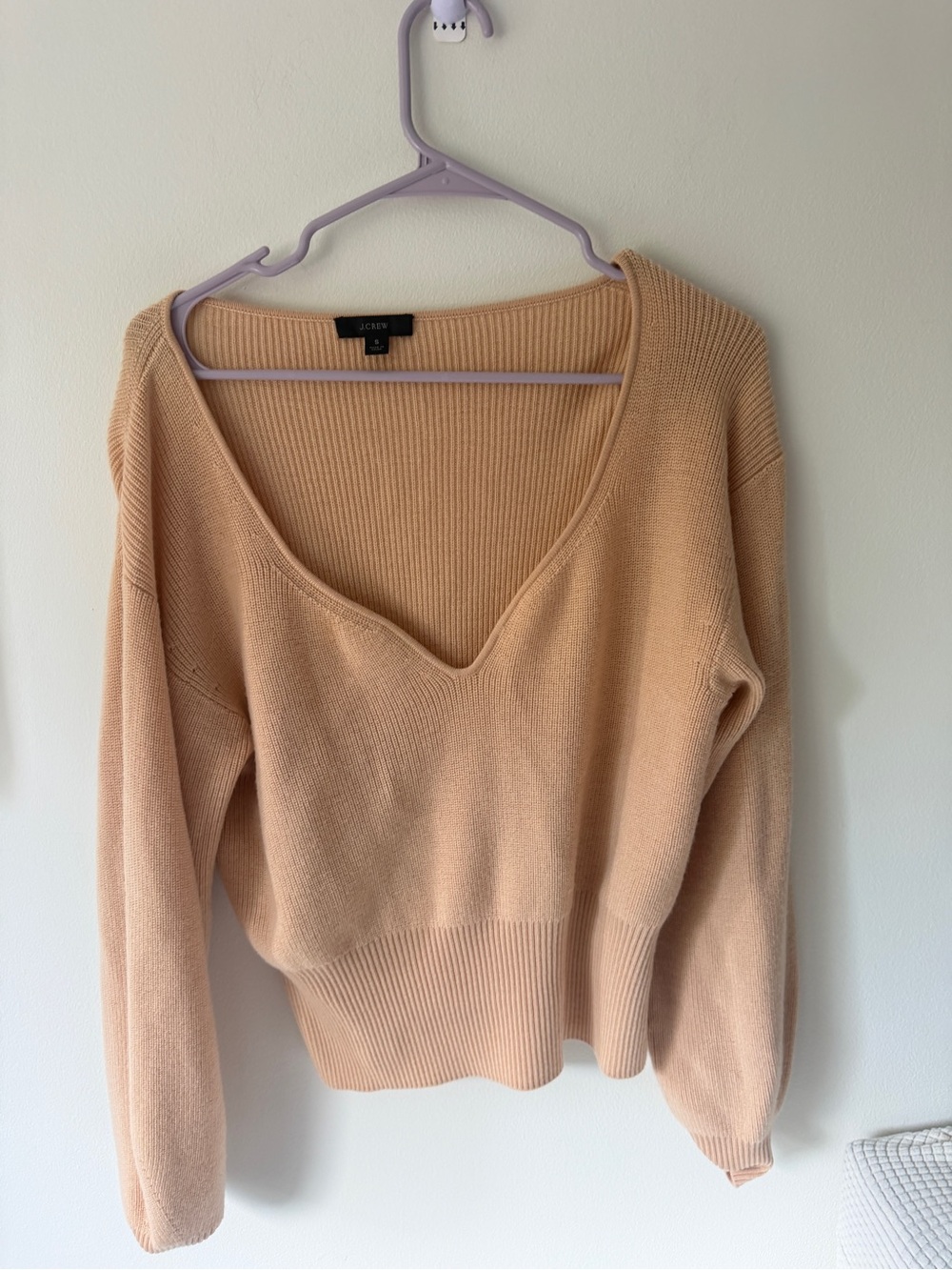 J. Crew Women's  V-Neck Ribbed Sweater